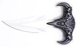 Dragon Tooth Dagger - Antique Silver Finish - United Cutlery Knife with Stainless Steel Blade