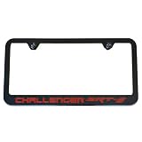 Dodge Challenger SRT8 SRT-8 License Plate Frame Orange