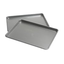 Chicago Metallic Commercial Cookie/Jelly Roll Pans, Set of 2