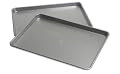 Chicago Metallic Commercial Cookie/Jelly Roll Pans, Set of 2