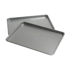 Chicago Metallic Commercial Cookie Jelly Roll Pans, Set of 2 by Chicago Metallic