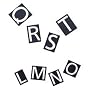Quartet Magnetic Letters Numbers Symbols Set  Helvetica  1in.  Set Of 128