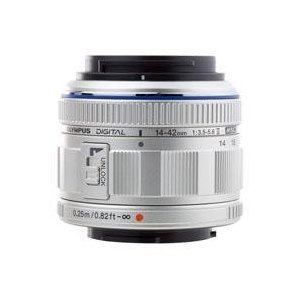 Olympus Micro Zuiko Digital 14-42mm II F3.5-5.6 Zoom Lens for Olympus PEN and Micro Four Thirds Digital Cameras (Silver - Bulk Packaging)