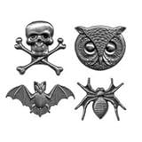 Tim Holtz Idea-ology Metal Adornments: Halloween