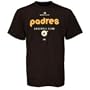 Majestic San Diego Padres Black Cooperstown Momentum T-shirt (Large)
