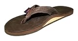 Rainbow Sandals - Mens Premier Leather Single Layer Expresso Size XX-Large (12 - 13.5)