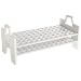 Bel-Art Scienceware 188410000 Polypropylene Micro Sample 1.5mL Test Tube Rack 8-3/8" Length x 4-3/8" Width x 4-3/8" Height, 72 Places