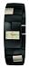 DKNY NY 4417 Ladies Black And Gold Brick Watch