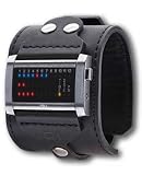 The One - Ibiza Ride Horizontal IRH102RB4 - Montre Homme - Quartz - Digitale - Bracelet Cuir Noir
