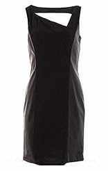 Jacquard Faux-Leather/Polyester/Spandex  Dress