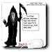 Londons Times Religion Heaven Hell Cartoons - Death Be Not Proud - Mouse Pads