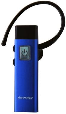 Sleek and Colorful Brushed Aluminum Bluetooth Headset Earpiece with Charger. Compatible with All Bluetooth-Enabled Devices. iPhone, iPod, iPad, Android, Smartphones, Tablets PC, HTC, Samsung, Motorola and more. (Blue)