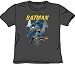 Batman Youth Size URBAN GOTHIC Charcoal Gray Kids T-shirt Tee Shirt