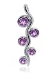 Captivating Amethyst Gemstone .925 Silver Charm Pendant