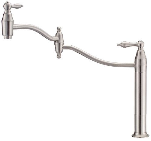 Danze D206540SS Fairmont Single Handle Deck Mount Pot Filler, Stainless Steel
