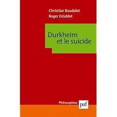 Durkheim et le suicide