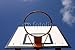 Wallmonkeys Peel and Stick Wall Decals - A Rusty Basketball Hoop with a Blue Sky - Removable Graphic