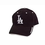 Los Angeles Dodgers Black Frost Adjustable Cap