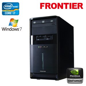 FRONTIER マイクロタワー Windows7 Core i7-3770 8GB メモリ 1.5TB HDD Geforce GTX550Ti→560へアップ フロンティア ◇ FRMX715/D