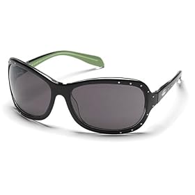 Smith Ramsey - Lunettes de soleil - Noir/strass verts