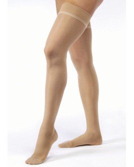 3-Pack Jobst Ultrasheer 15-20 mmHg Thigh High Moderate Compression Stockings with Lace Silicone Border XL