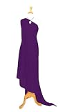 Dark Purple Solid Sarong PLUS SIZE
