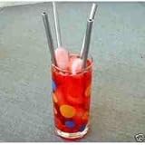 STAINLESS STEEL METAL DRINKING COCKTAIL STRAWS X-LONG THIN 12