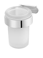 Bisk Vaso Baño Nature Box Tumbler cromo