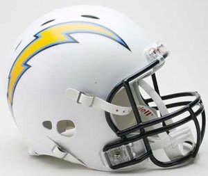 SAN DIEGO CHARGERS Riddell Revolution Football 