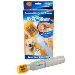 PediPaws Electric Pet Nail Trimmer (9'' length - 4 filing heads) by PediPaws