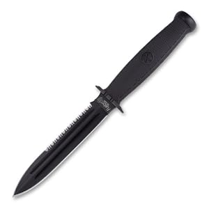 SOG Specialty Knives and Tools FX10-N Fixation Dagger Knife, Black Oxide by 