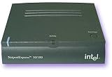 Intel Netport Express 10/100 Single Port Print Server - Ethernet 10BaseT 100BaseTX Multi protocol 1 parallel port w/486 embedded processor & 2 meg print buffer - Includes Printer Server Unit - Power Supply (Universal voltage) - Manual and Driver CD (English) - NO POWER CORD INCLUDED - Works with older printers - Compatible with Netware, Windows NT, Windows 95/98/ME/2000/3x, Linux, UNIX, Macintosh OS/2, AS/400