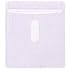 100 CD Double-sided Plastic Sleeve White