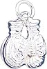 Low price Sterling Silver Boxing Gloves Charm