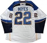 Brad Boyes Autographed/Hand Signed Pro Jersey (StL)