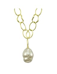 Majorica Jewelry 17" Pearl Drop and Chain Pendant