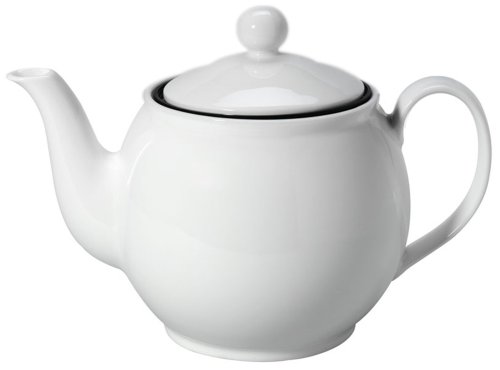 "Finum English Tea Pot 1.25, White" "Finum English Tea Pot 1.25, White"