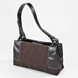 Women's Nine & Co. Nine West Purse Handbag Triple Shot Brown/Black