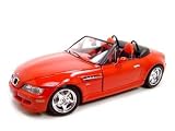 Bmw Z3 M Roadster Red 1:18 Diecast Model