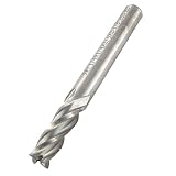 Amico 1/4" x 1/4" 4 Flutes Straight Shank End Mills Cutter Tool