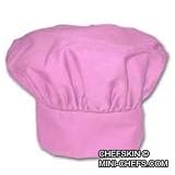 CHEFSKIN CHEF HAT PINK VELCRO ADJUSTABLE TWILL BEST GIFT COMFORTABLEMEN WOMEN SCHOOL PLAYS TV SHOW