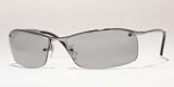 RAY BAN 3183 004/82 GUNMETAL GRAY MIRROR POLARIZED SUNGLASSES