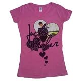 Justin Bieber T-Shirt for Juniors / In My Heart Design New S-XL