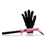 ENZO MILANO 19mm Round Clipless Curling Iron Pink - B00152SY0A