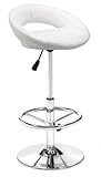 Zuo Modern Pluto Barstool, White