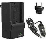 Canon PowerShot SD870 IS SD850 IS - Replacement Battery Charger (Incl. Car and European Plug Adapters)
