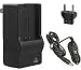Canon PowerShot SD870 IS SD850 IS - Replacement Battery Charger (Incl. Car and European Plug Adapters)