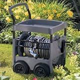 Suncast Steel-Core Hose Reel Cart