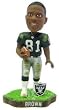 Oakland Raiders Tim Brown Game Worn Forever Collectibles Bobble Head