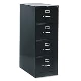 HON 214CPP - 210 Series Four-Drawer, Full-Suspension File, Legal, 28-1/2d, Black